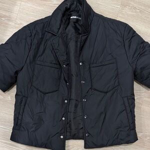 Fashion Nova Men's Black Puffer Jacket